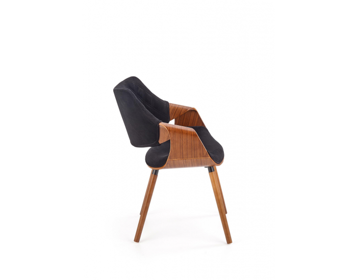 Jedálenská stolička K396 - čierna / orech