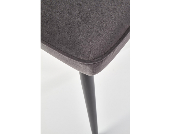 Jedálenská stolička K399 - tmavosivá / čierna