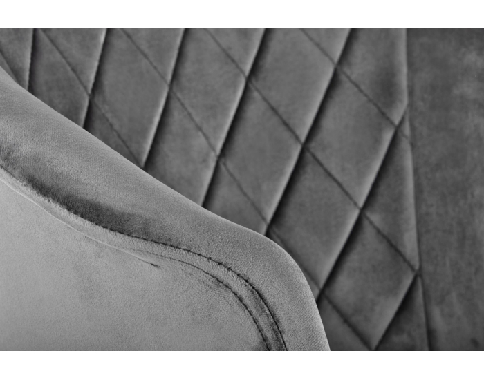 Jedálenské kreslo K421 - sivá / čierna