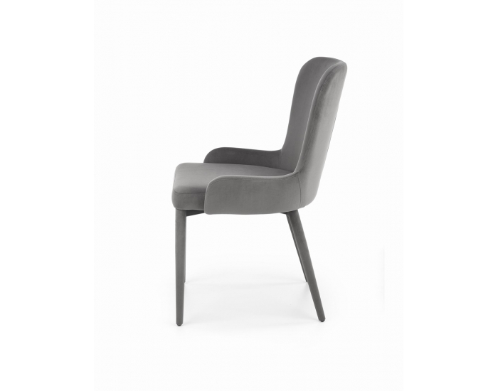 Jedálenská stolička K425 - sivá / čierna