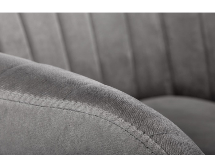 Jedálenské kreslo K429 - sivá / čierna