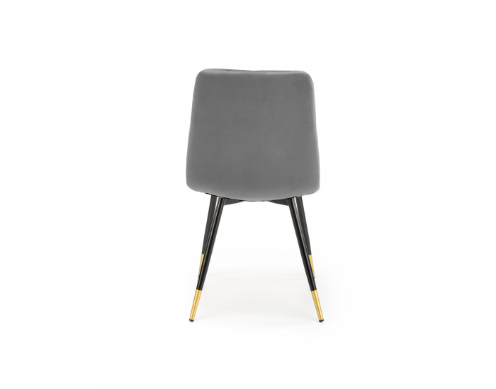 Jedálenská stolička K438 - sivá / čierna