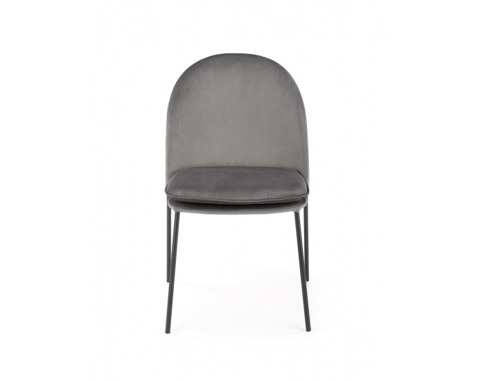 Jedálenská stolička K443 - sivá / čierna