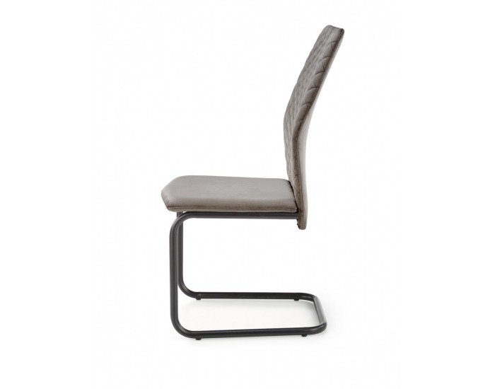 Jedálenská stolička K444 - sivá / čierna