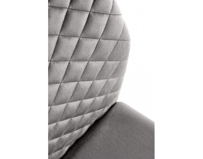 Jedálenská stolička K444 - sivá / čierna