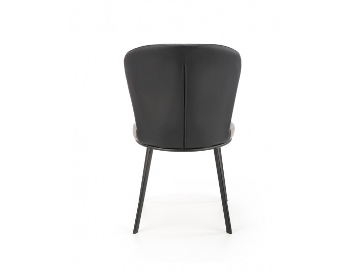 Jedálenská stolička K447 - sivá / čierna