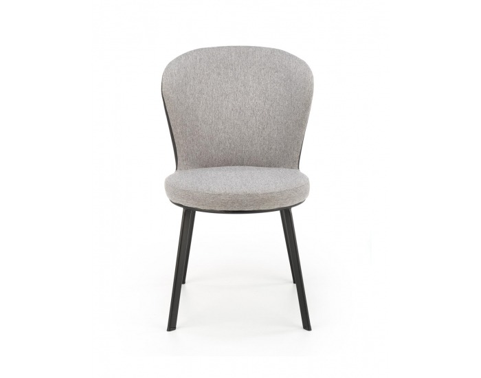 Jedálenská stolička K447 - sivá / čierna