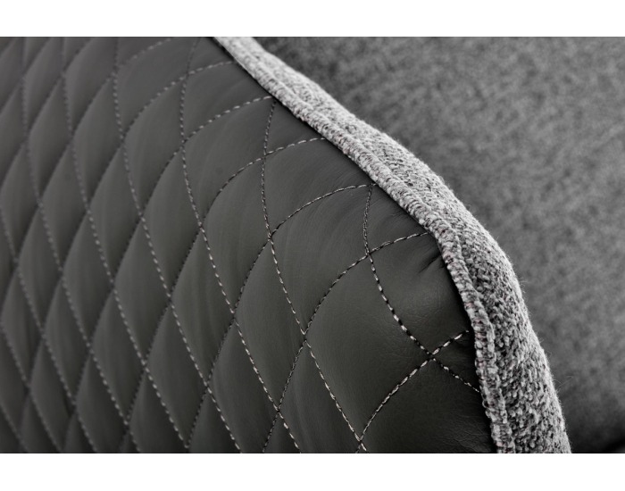 Jedálenská stolička K448 - sivá / čierna