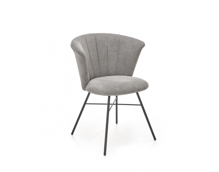 Jedálenská stolička K459 - sivá / čierna