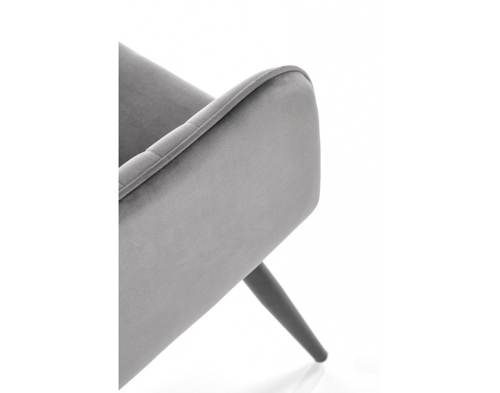 Jedálenské kreslo K464 - sivá / čierna