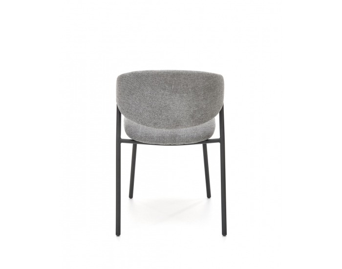 Jedálenská stolička K469 - sivá / čierna