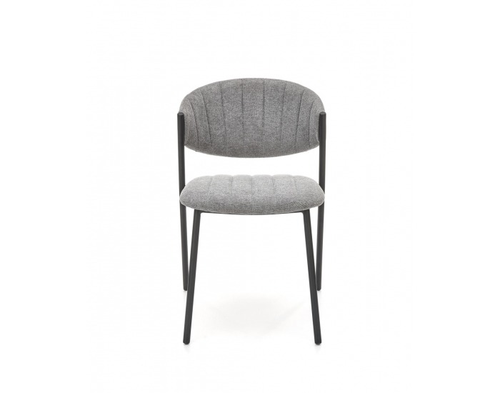 Jedálenská stolička K469 - sivá / čierna