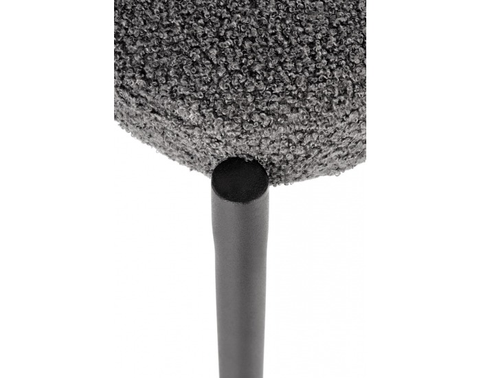 Jedálenská stolička K477 - sivá / čierna