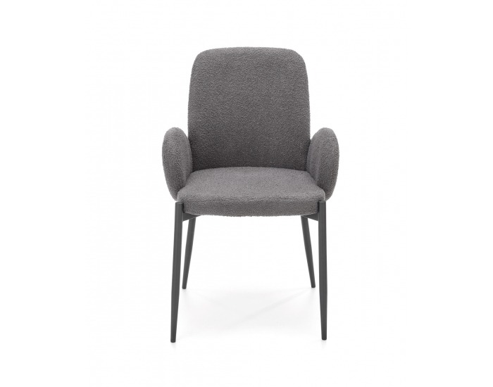 Jedálenská stolička K477 - sivá / čierna