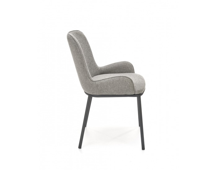 Jedálenská stolička K481 - sivá / čierna