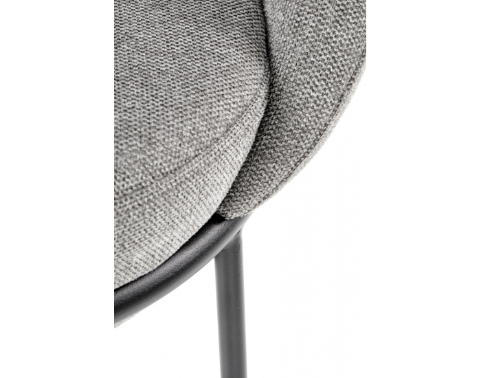 Jedálenská stolička K482 - sivá / čierna