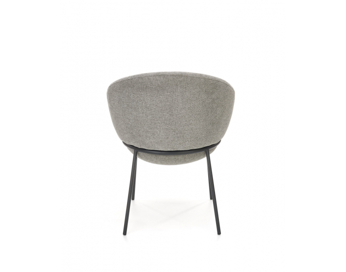 Jedálenská stolička K482 - sivá / čierna