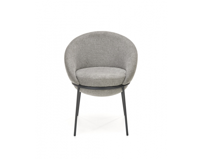 Jedálenská stolička K482 - sivá / čierna