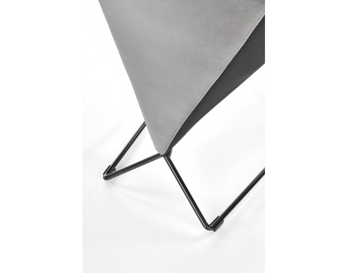 Jedálenská stolička K485 - sivá / čierna