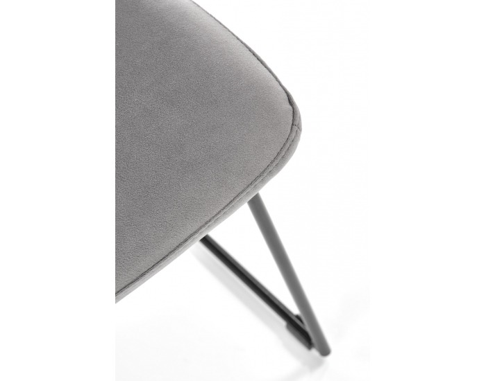 Jedálenská stolička K485 - sivá / čierna