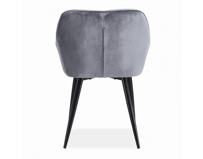 Jedálenská stolička K487 - sivá / čierna