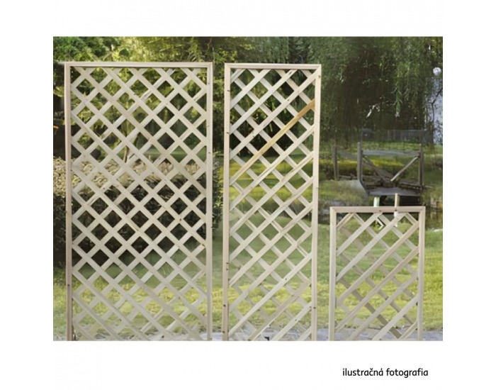 Drevená mriežková zástena Kalife Typ 3 - prírodná