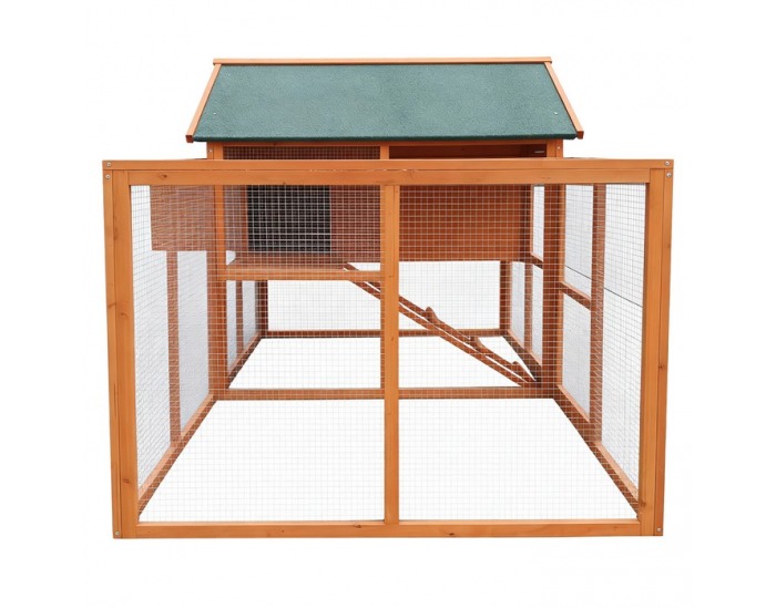 Kurník pre sliepky Kameo - hnedá / zelená