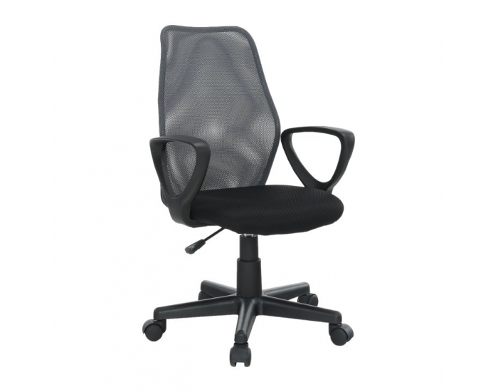Kancelárska stolička s podrúčkami BST 2010 New - čierna / sivá