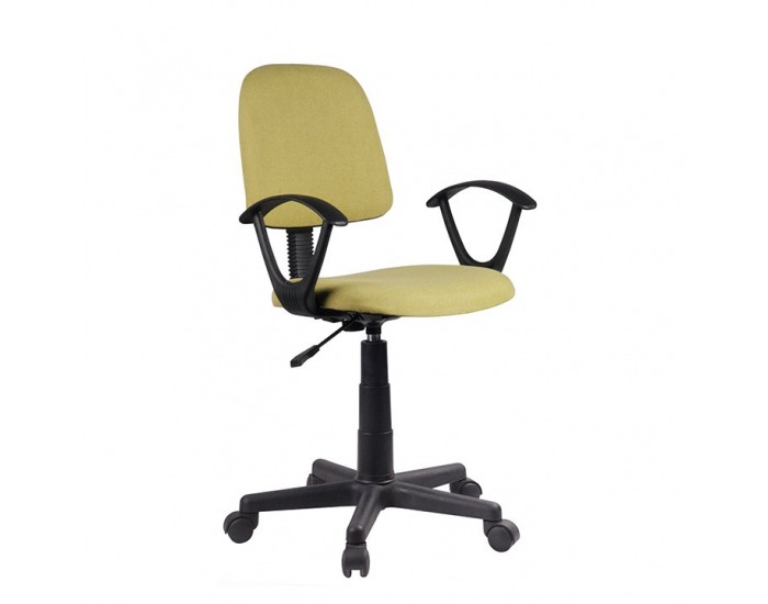 Kancelárska stolička s podrúčkami Tamson - zelená / čierna