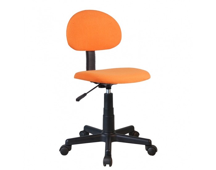 Kancelárska stolička Salim - oranžová / čierna