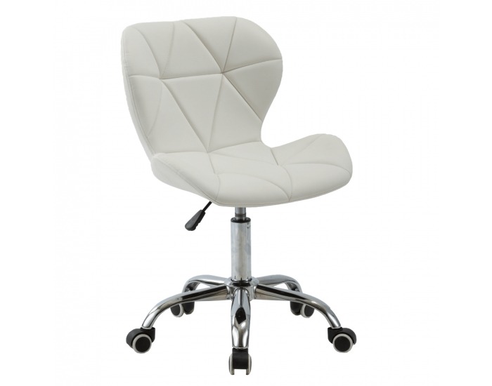 Kancelárske kreslo Argus - biela / chróm