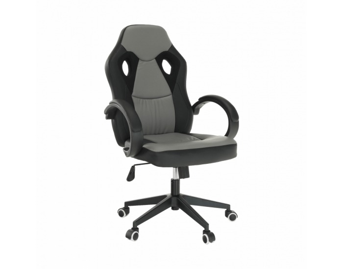 Kancelárske kreslo s podrúčkami Lester New - čierna / sivá