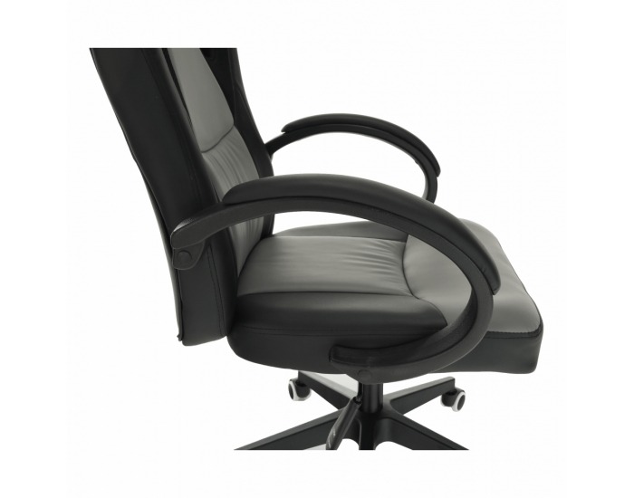 Kancelárske kreslo s podrúčkami Lester New - čierna / sivá