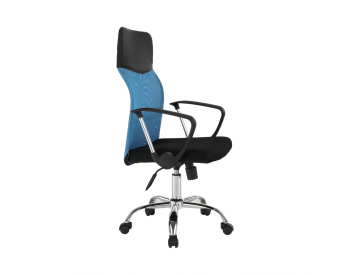Kancelárske kreslo s podrúčkami TC3-973M 2 New - modrá / čierna