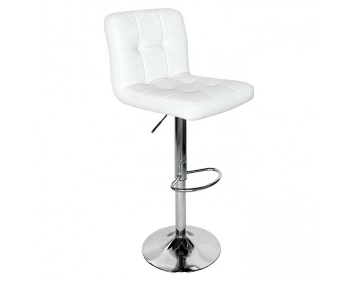Barová stolička Kandy 2 New - biela / chróm