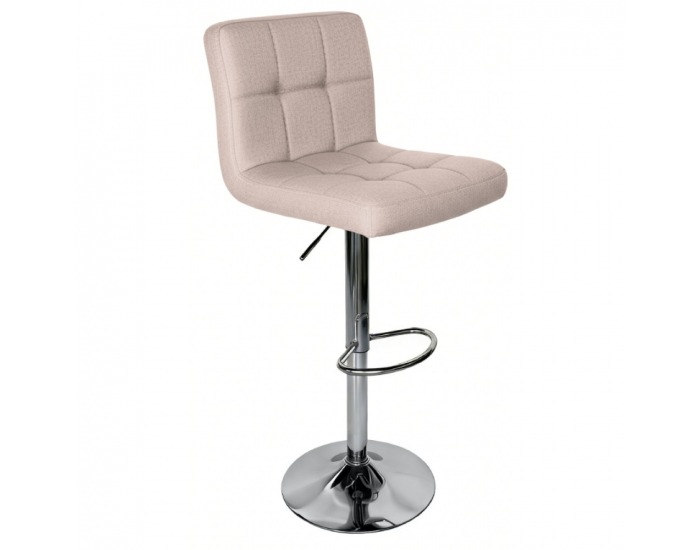 Barová stolička Kandy 2 New - sivohnedá taupe / chróm