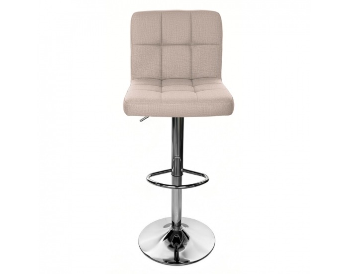 Barová stolička Kandy 2 New - sivohnedá taupe / chróm