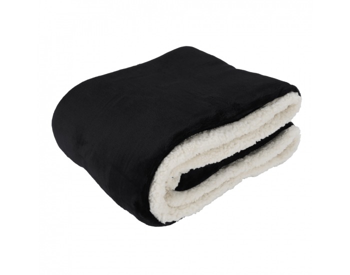 Obojstranná deka Kasala Typ 3 127x152 cm - čierna