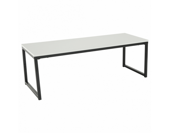 Konferenčný stolík (2 ks) Kastler New Typ 2 - matná biela / čierna