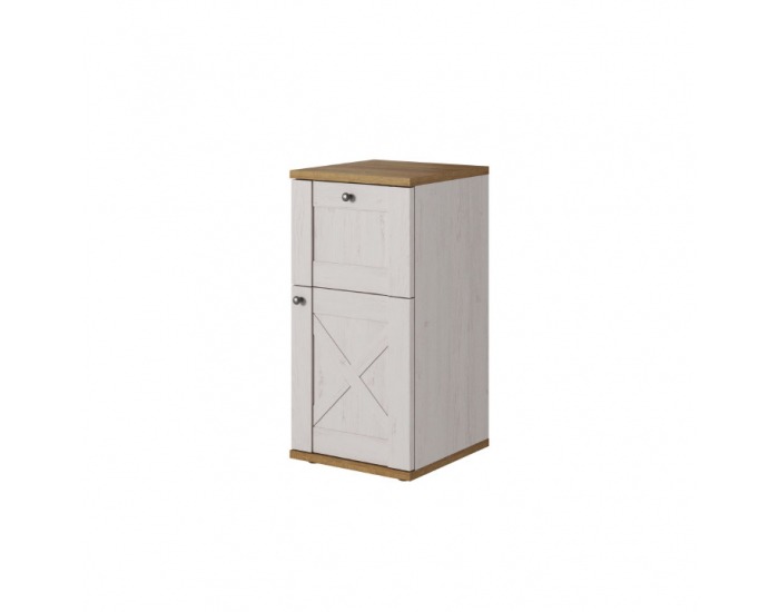 Kúpeľňová skrinka Keit KJ - sosna Andersen / dub riviera