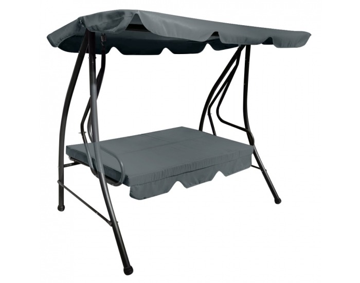 Záhradná hojdačka Kemi - sivá