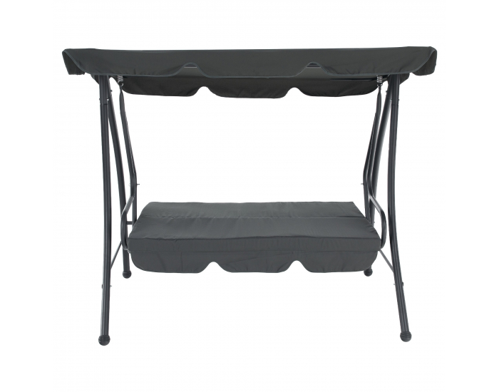 Záhradná hojdačka Kemi - sivá