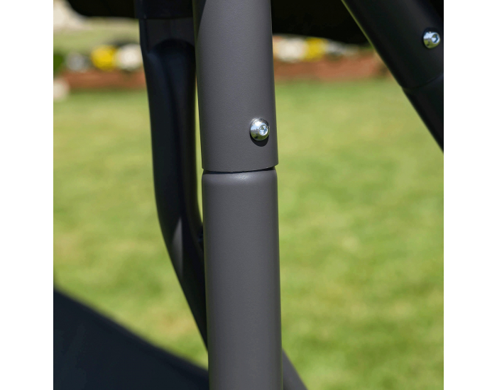 Záhradná hojdačka Kemi - sivá