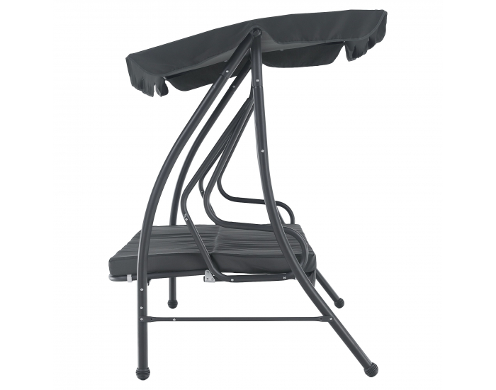 Záhradná hojdačka Kemi - sivá