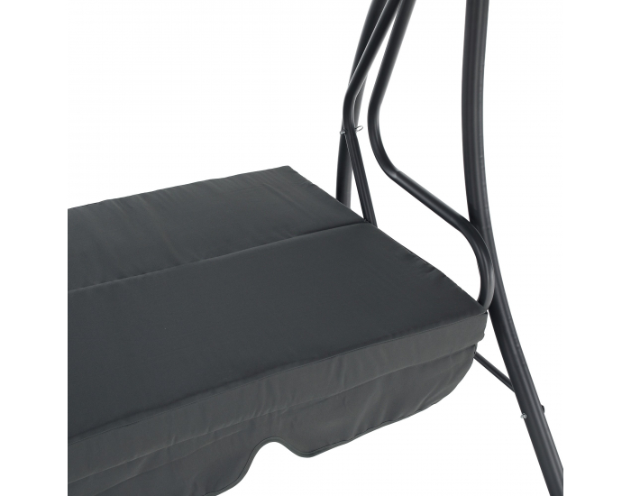 Záhradná hojdačka Kemi - sivá