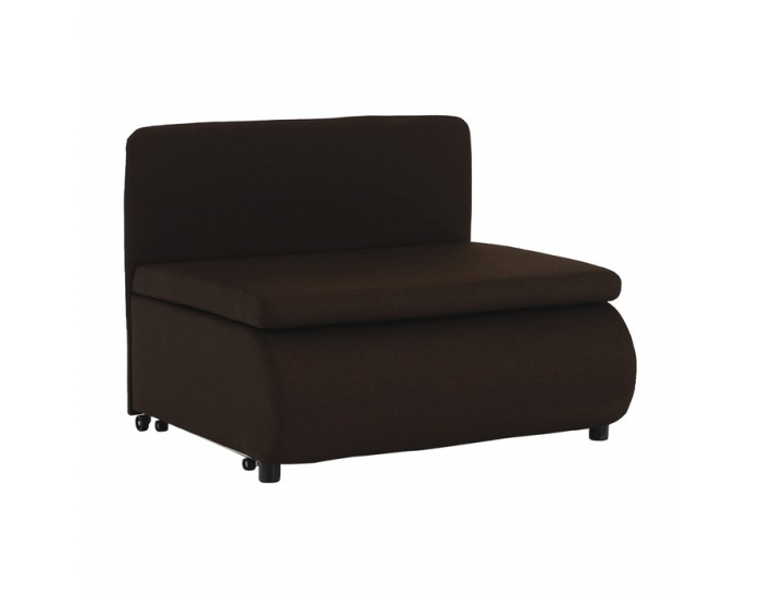 Rozkladacie kreslo s úložným priestorom Keny New - hnedá / vzor (Paris 03)