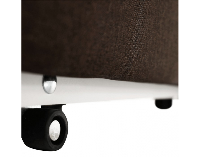 Rozkladacie kreslo s úložným priestorom Keny New - hnedá / vzor (Paris 03)