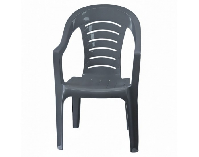 Záhradné stohovateľné kreslo Kesia - antracit