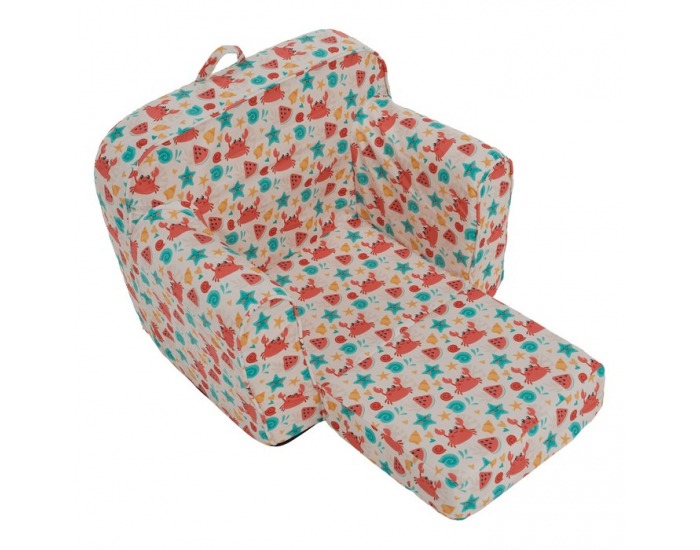 Rozkladací sedací vak Kidy - mix farieb