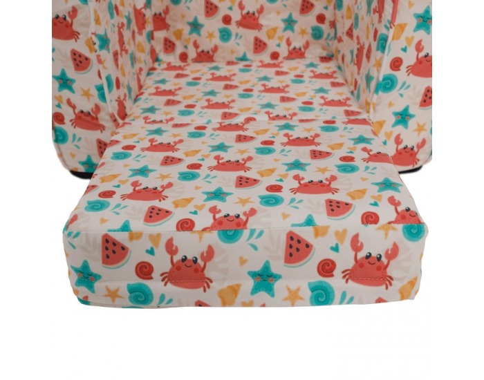 Rozkladací sedací vak Kidy - mix farieb